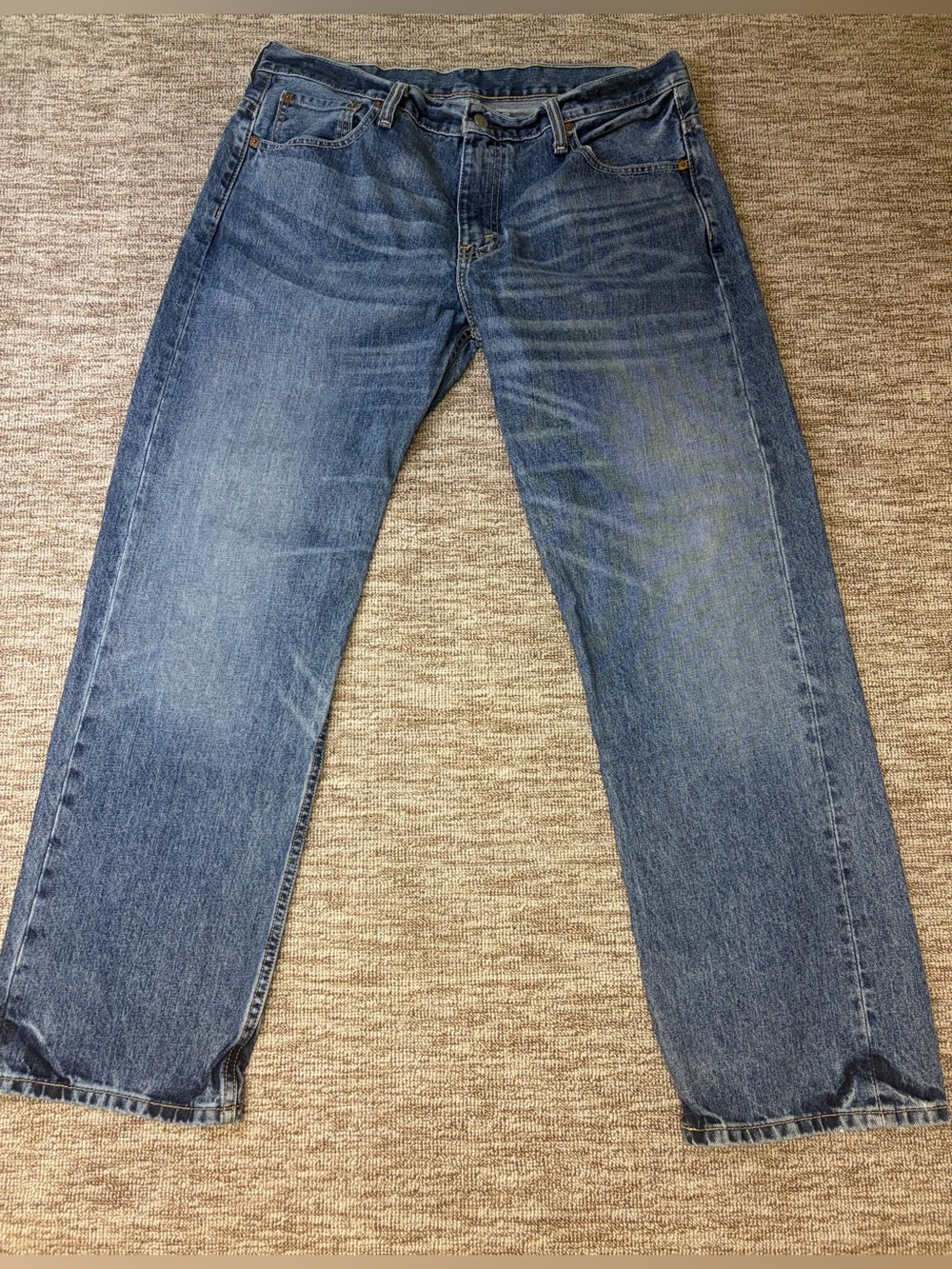 Levi's Mens 569 Loose Straight Medium Wash Jeans Y2K Size 34x32